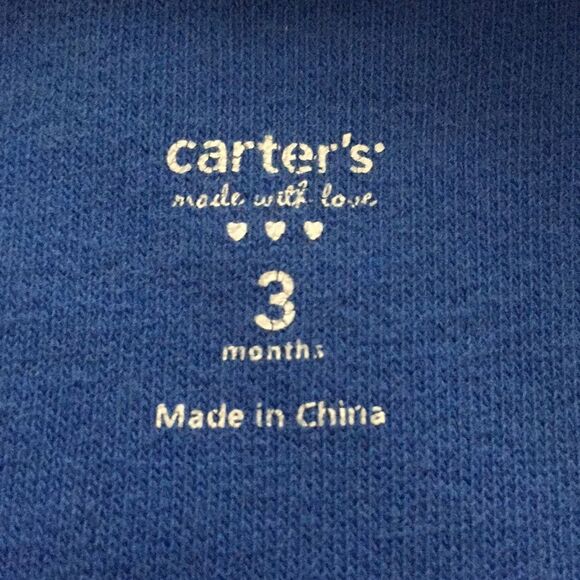 4/$20 Carter’s Guitar Pajamas Sz 3 M - Picture 3 of 4